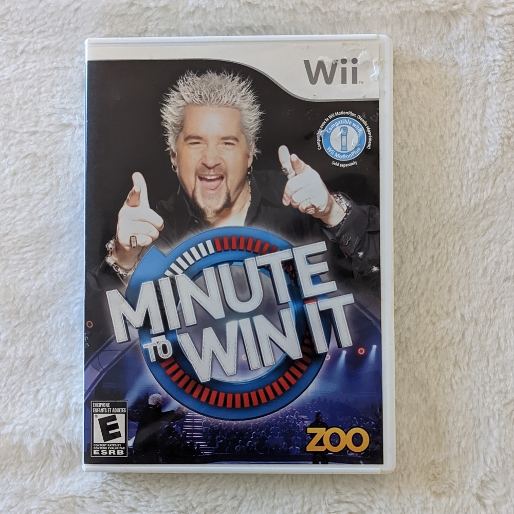 Great Condition: Mintue to Win it featuring Guy Fieri Wii Console Game